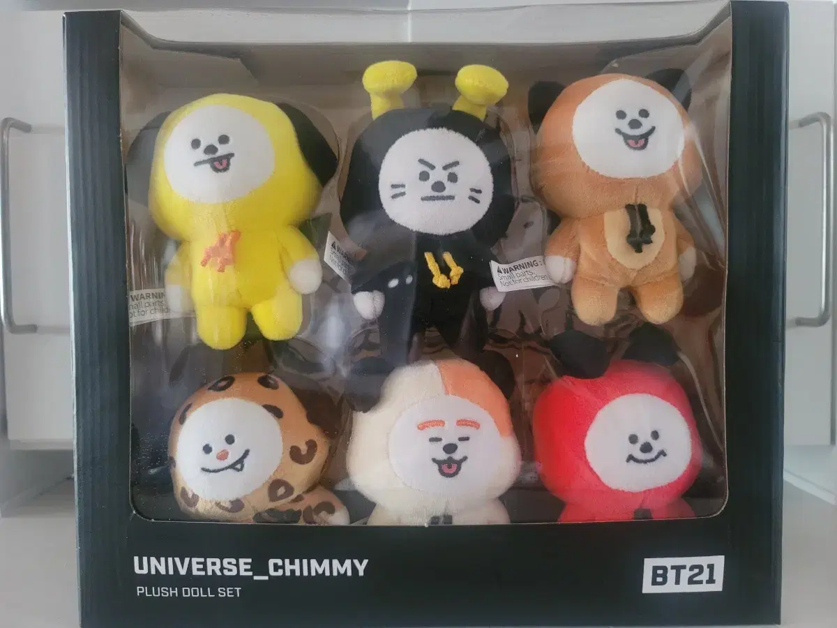 BT21 CHIMMY 유니버스 스탠딩 인형세트