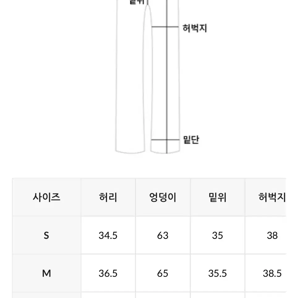 데일리쥬 아이보리 바지 팝니다