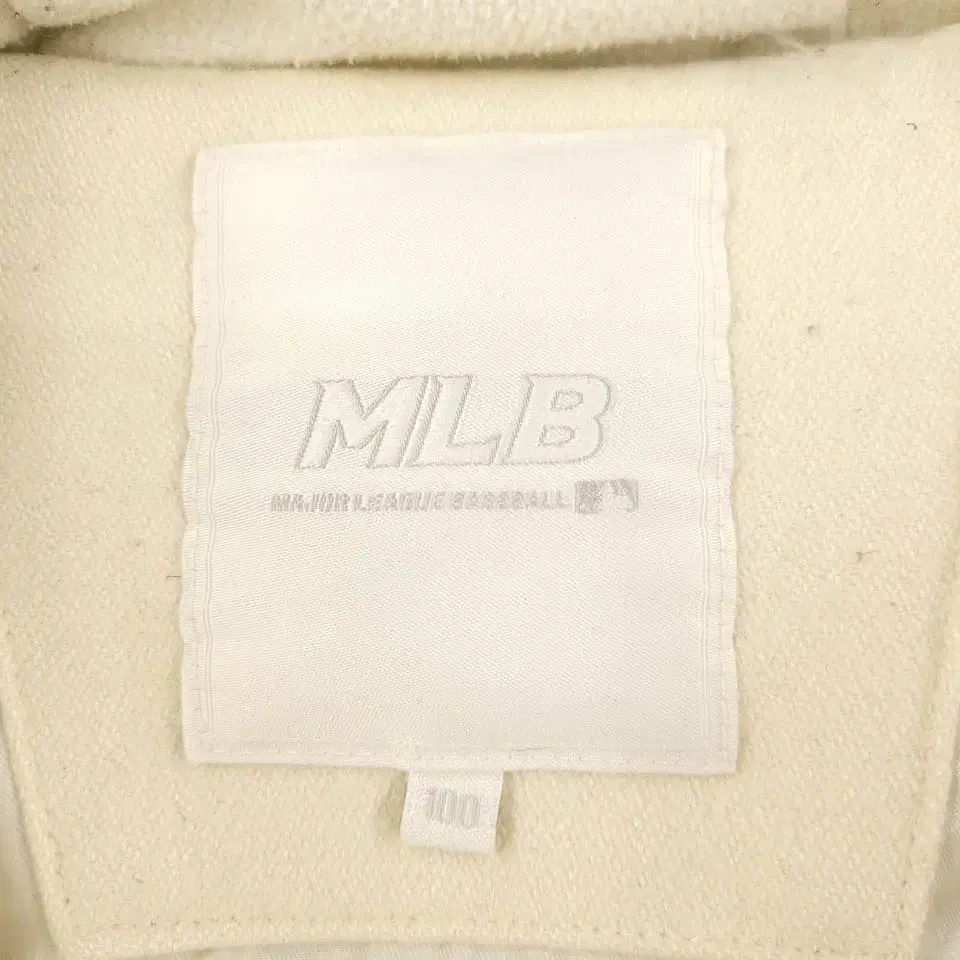 MLB 엠엘비 00s 베이지 그레이 스퀘어 아트 풀프린팅 로고자수 하이넥