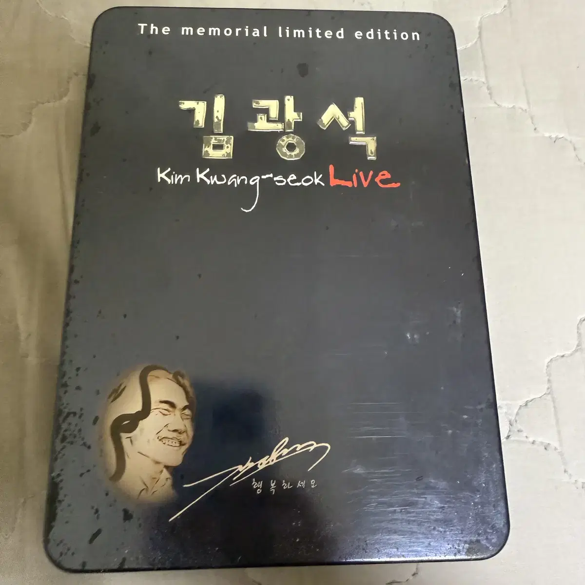 [DVD] 김광석 라이브: 철제케이스 특별한정판 (2disc) 판매합니다