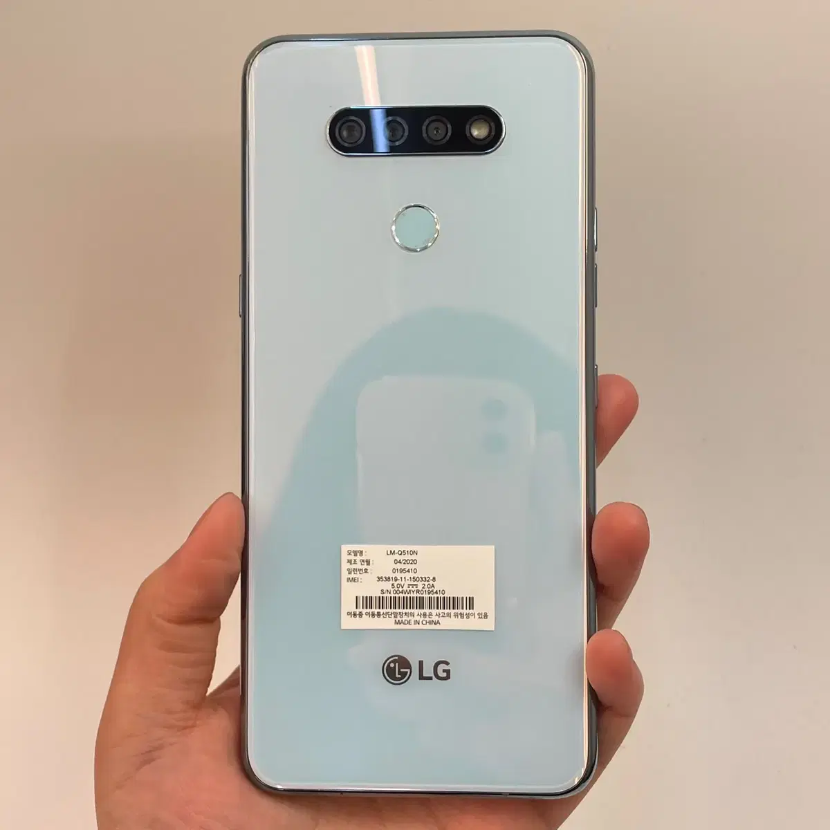 외관깨끗/무잔상 LG Q51 (Q510) 프로즌화이트 32GB 26178