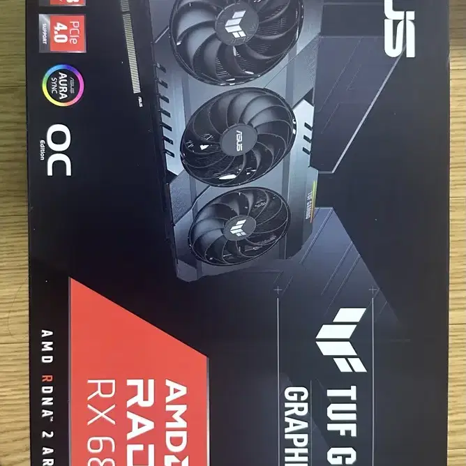 ASUS RX6800XT TUF 그래픽카드 판매합니다.