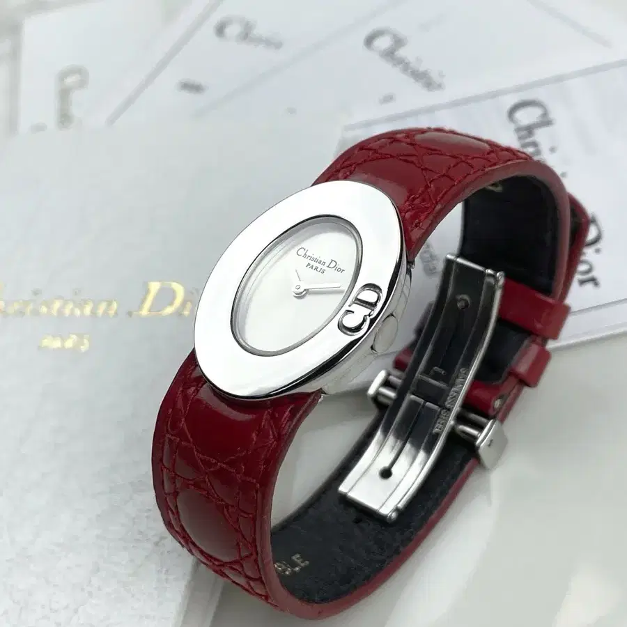 (FULL SET) DIOR round symbol watch