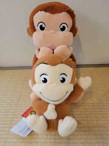 큐리어스 조지 봉제 인형 대-중 세트