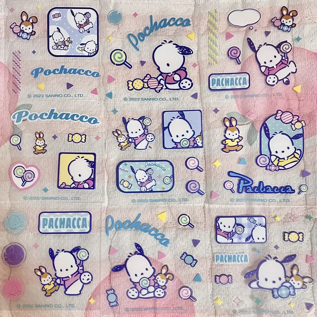 sticker, 18 sheets (new product)