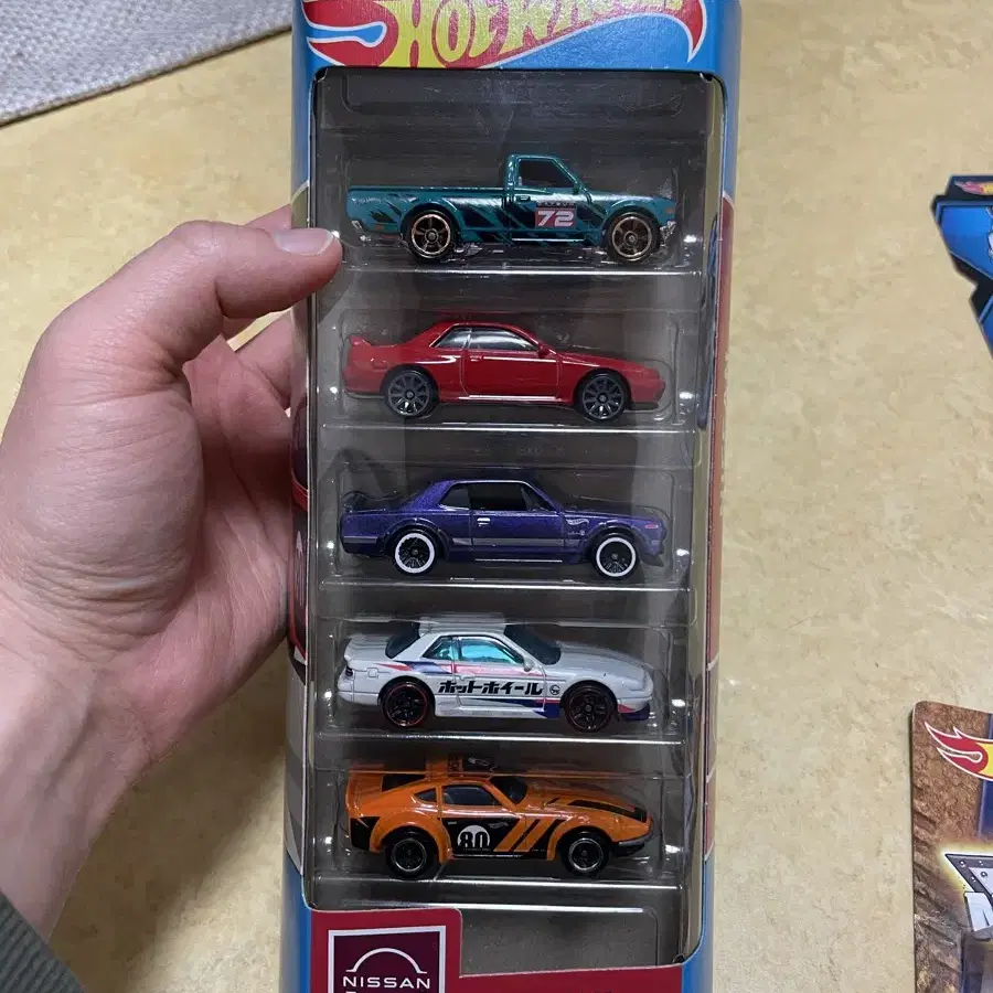 핫휠 닛산 5팩 hotwheel nissan 5 pack