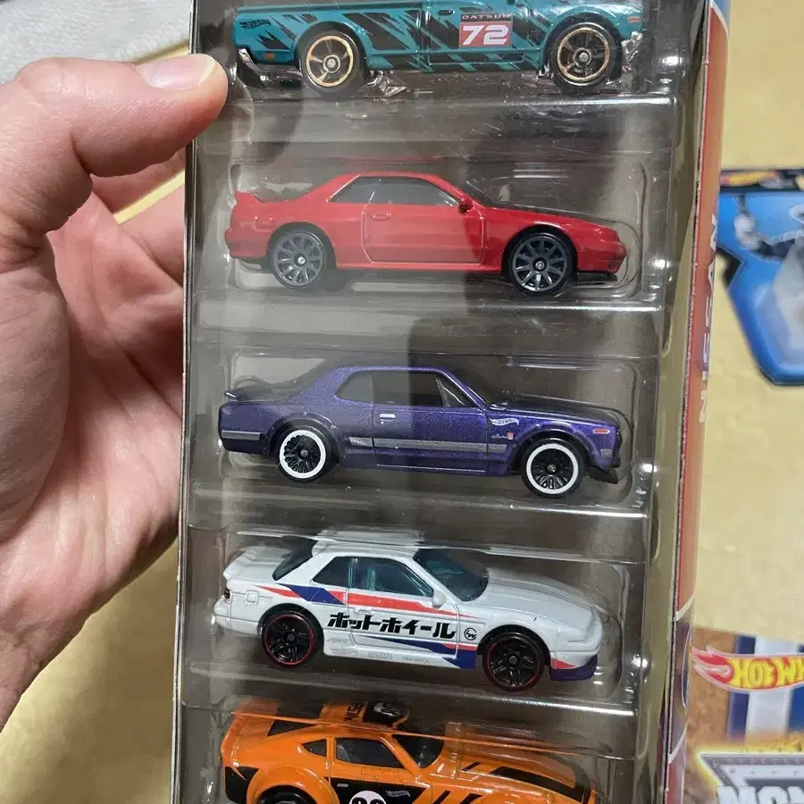 핫휠 닛산 5팩 hotwheel nissan 5 pack