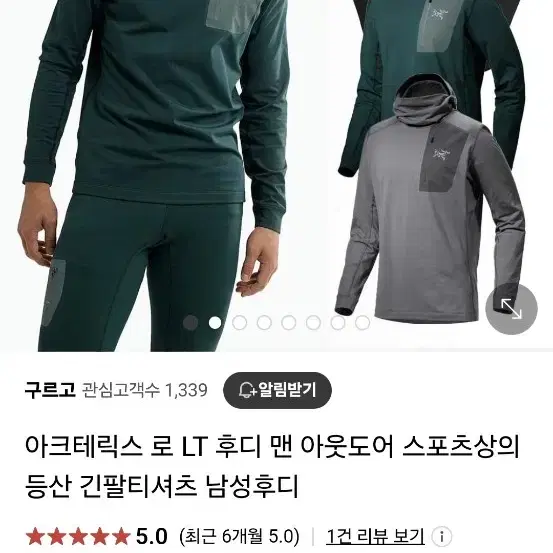 아크테릭스 로lt 후디