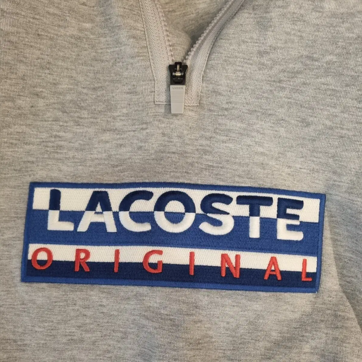 LACOSTE 라코스테 여성 반집업 후드티