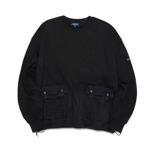 Penfield 펜필드 나일론 패치 맨투맨 블랙 M (100)