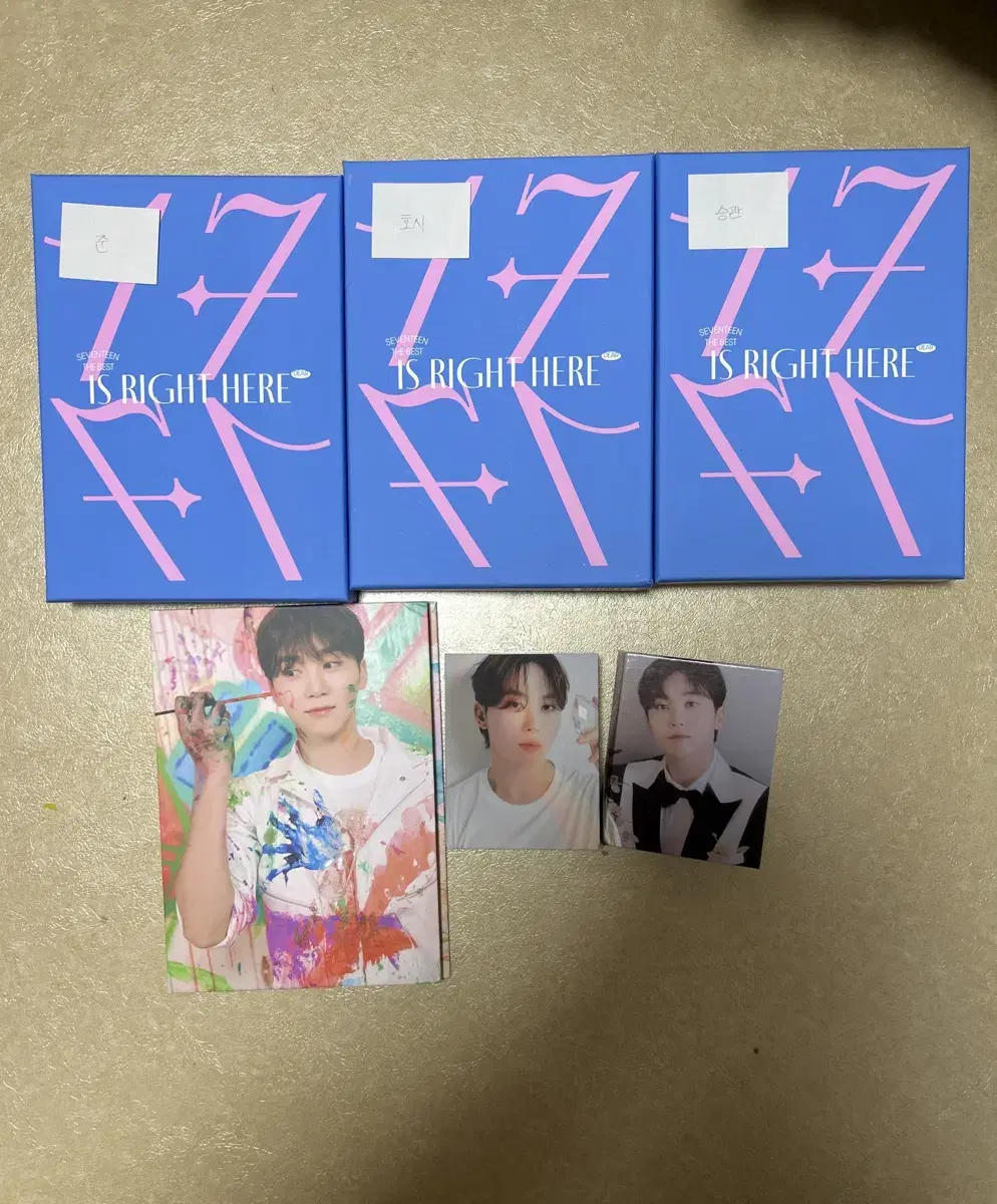 SEVENTEEN album Sharing! (SEVENTEEN photocard doll yoon jeonghan Lee Chan)