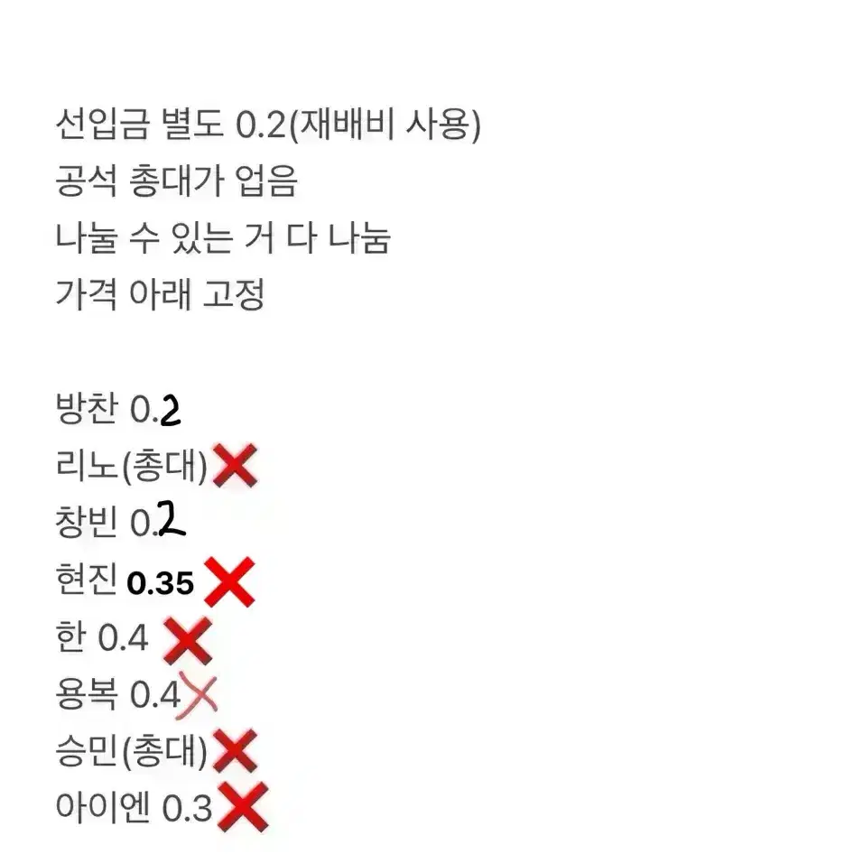 스키즈 스테이 5기 키트 분철