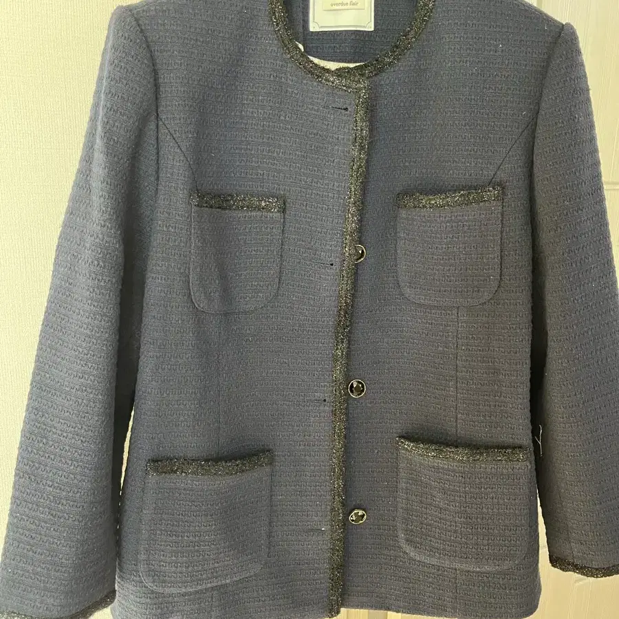 오버듀플레어ATTITUDE OVER TWEED JACKET_NAVY