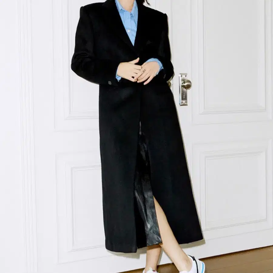 MOMEN 2way tailored long coat 모먼 롱코트