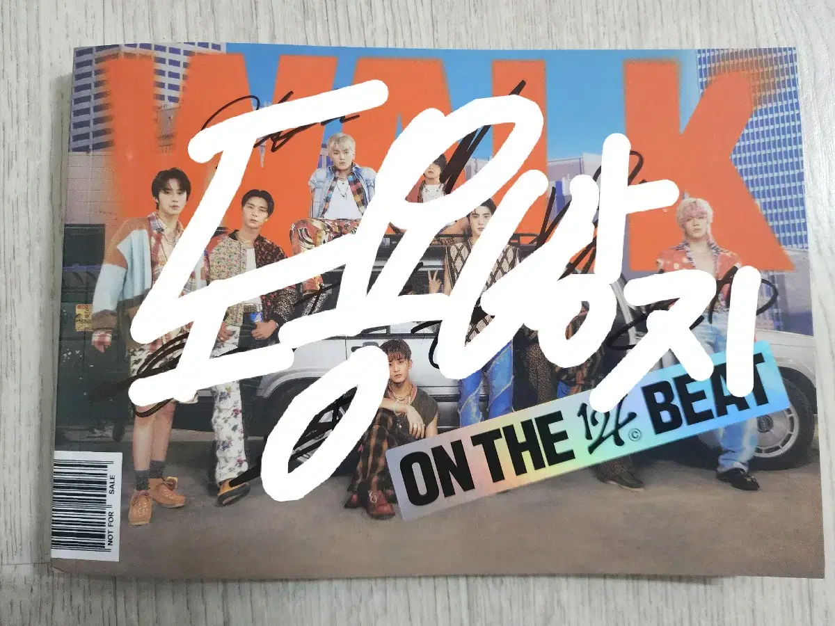 (Not for sale) nct 127 on the beat @piggyduck signed album