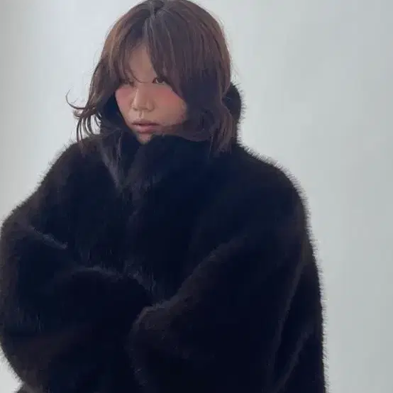 소쟌 플랙 퍼자켓 plac fur jacket