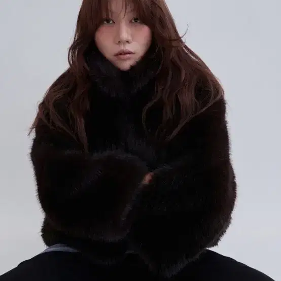 소쟌 플랙 퍼자켓 plac fur jacket