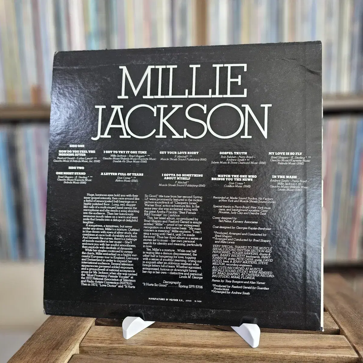 (미국의 R&B 및 소울 가수 밀리잭슨) Millie Jackson LP