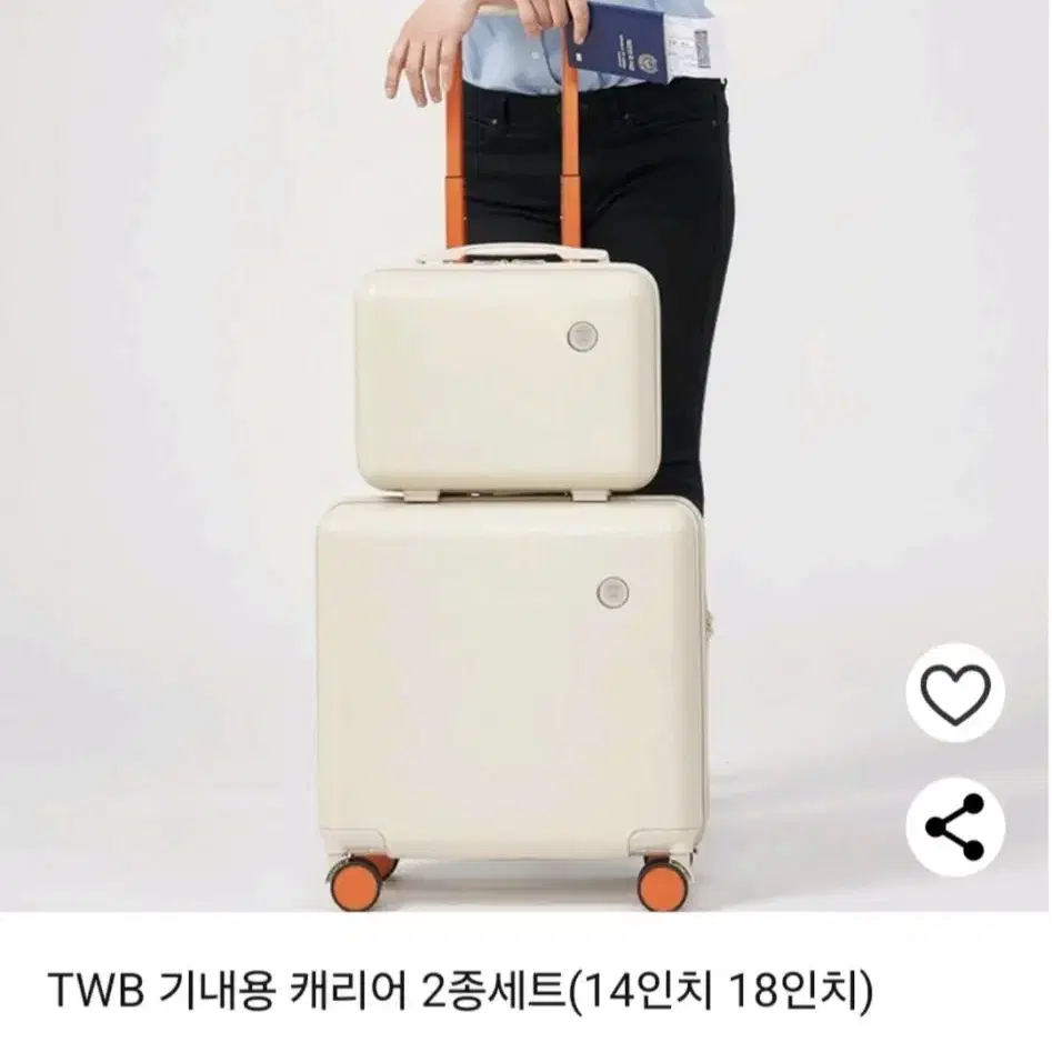 TWB 기내용 캐리어 2종 세트