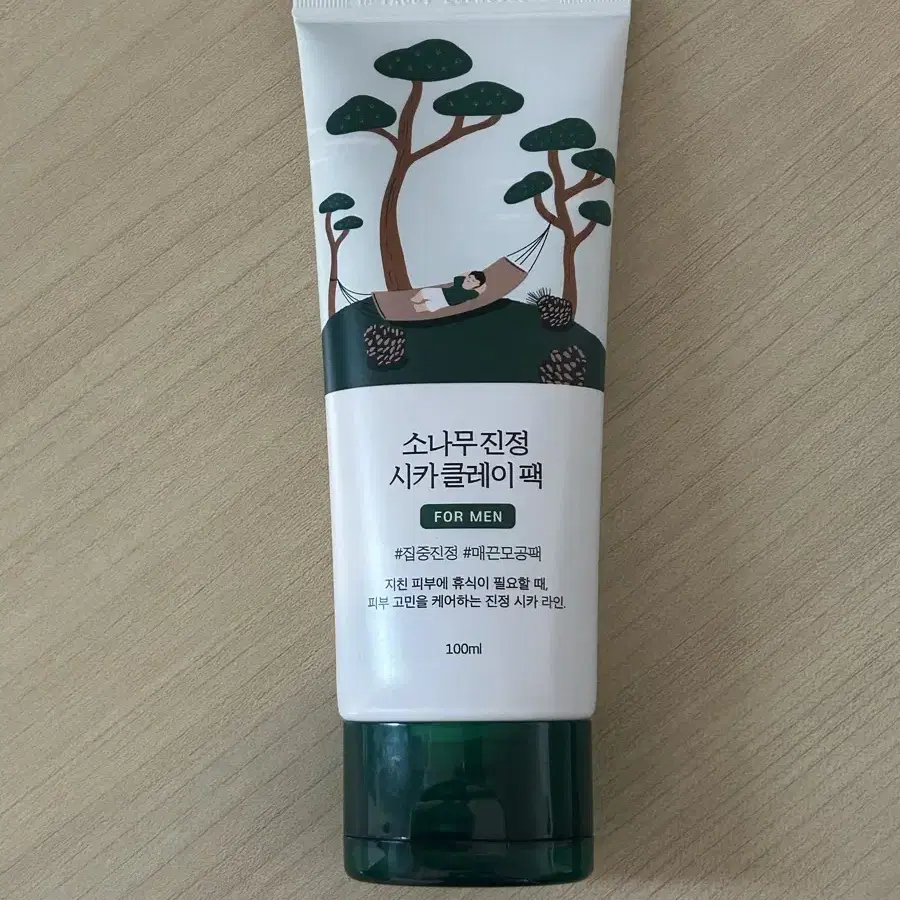 라운드랩 소나무 진정 시카 클레이팩 100ml