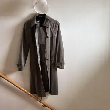 키이스 트렌치코트 그린 40 사이즈 여성용 스프링 코트