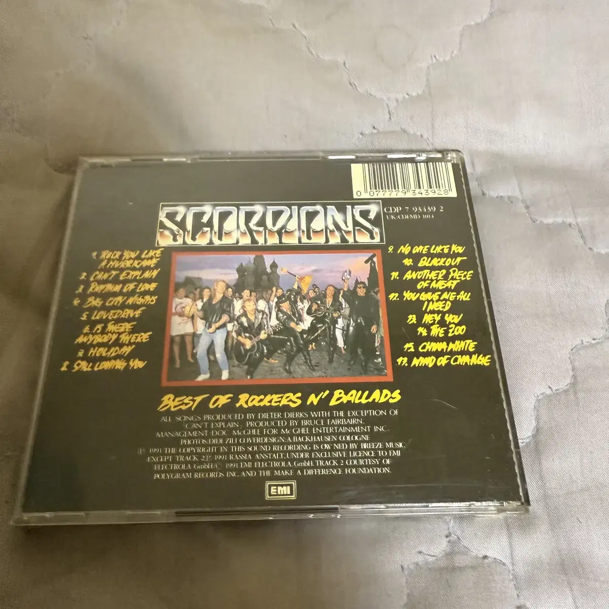 스콜피온스 "Best Of Rockers N" Ballads" (CD)