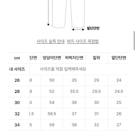 데케트 블루센터 청바지 32