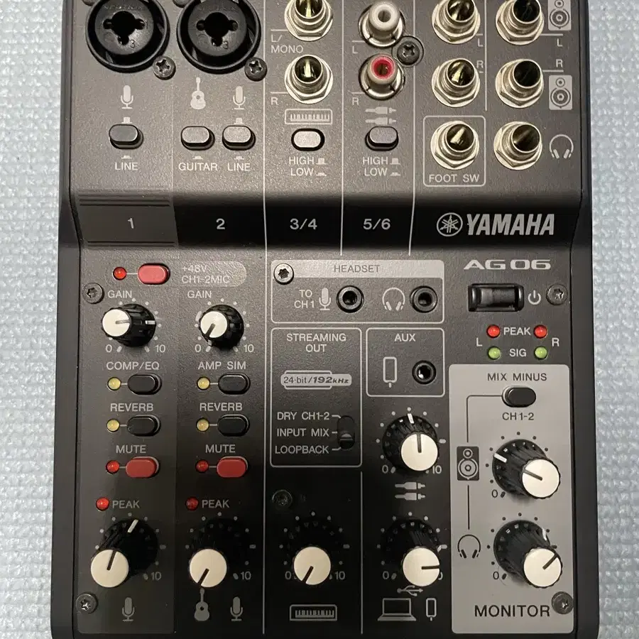 야마하(YAMAHA)AG06 오인페