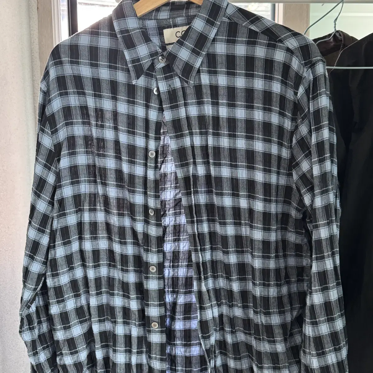 COS 코스 Relaxed - Fit Check Shirt 체크셔츠