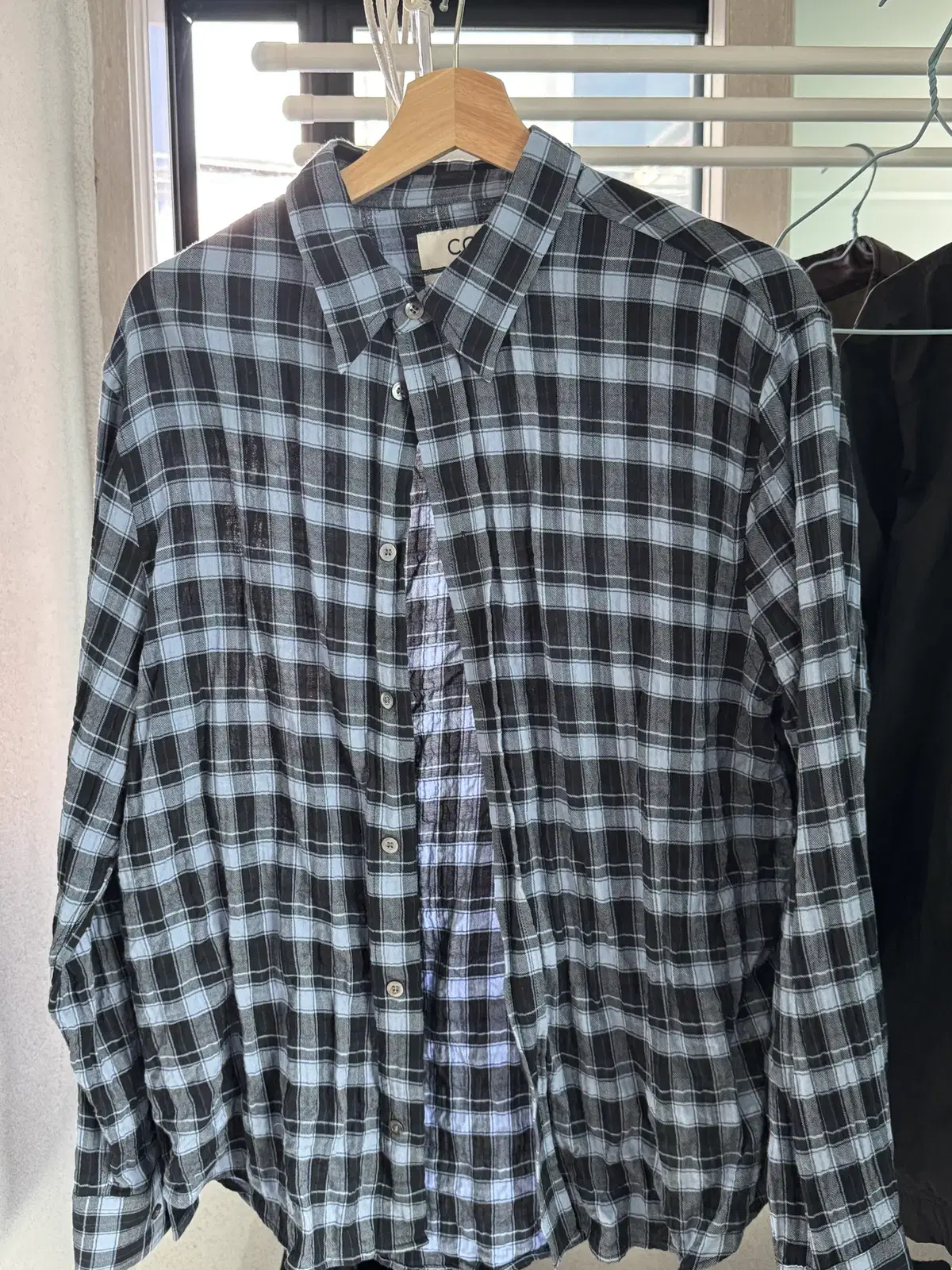 COS 코스 Relaxed - Fit Check Shirt 체크셔츠