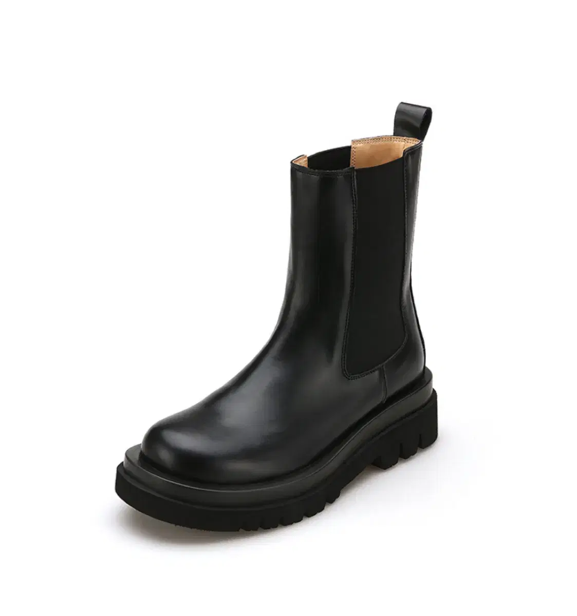 Salt and Chocolate Round Toe Chelsea Boots 412246002 (5 cm)