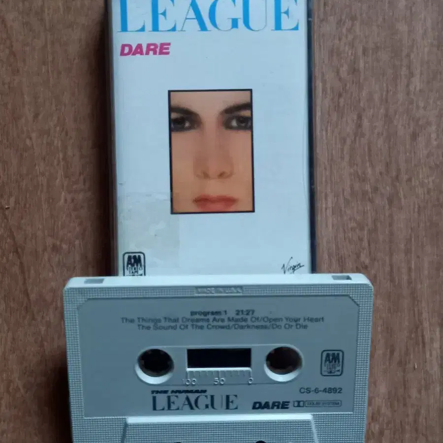 human league 수입 카세트테이프