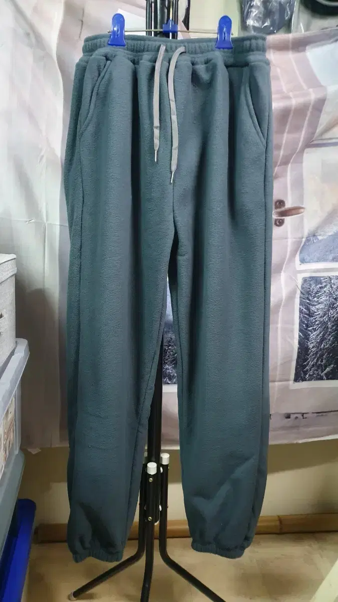 New)Midwinter Plus Size Casual Fleece Pants Gray 5XL