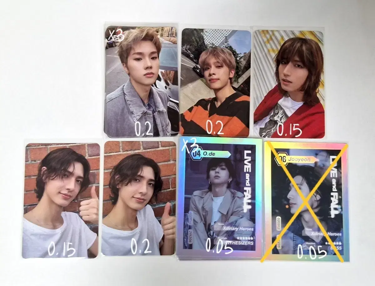 XDiz Rip & Fall unsealed album Makcon EntryPhotocard Clevecon 6.3 Zhongcon photocard WTS