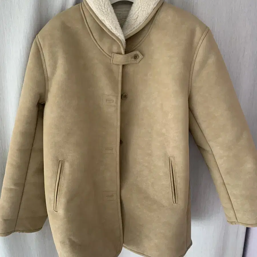 레터 무스탕 Ben shearling coat (beige)