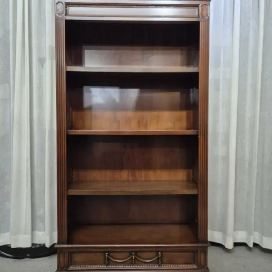 이태리엔틱 원목 오픈책장 장식장 Bookcase Made in Ital