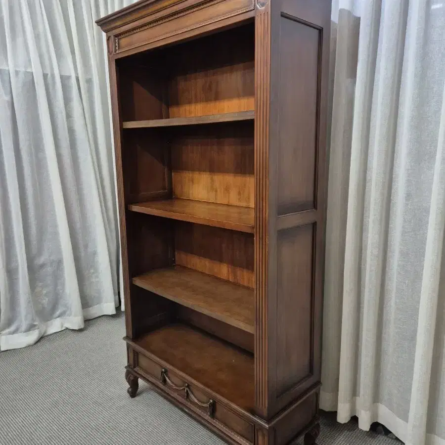 이태리엔틱 원목 오픈책장 장식장 Bookcase Made in Ital