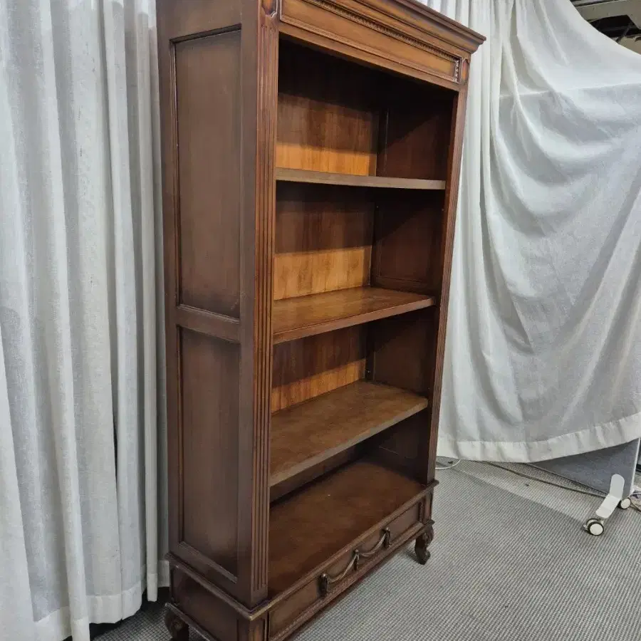 이태리엔틱 원목 오픈책장 장식장 Bookcase Made in Ital