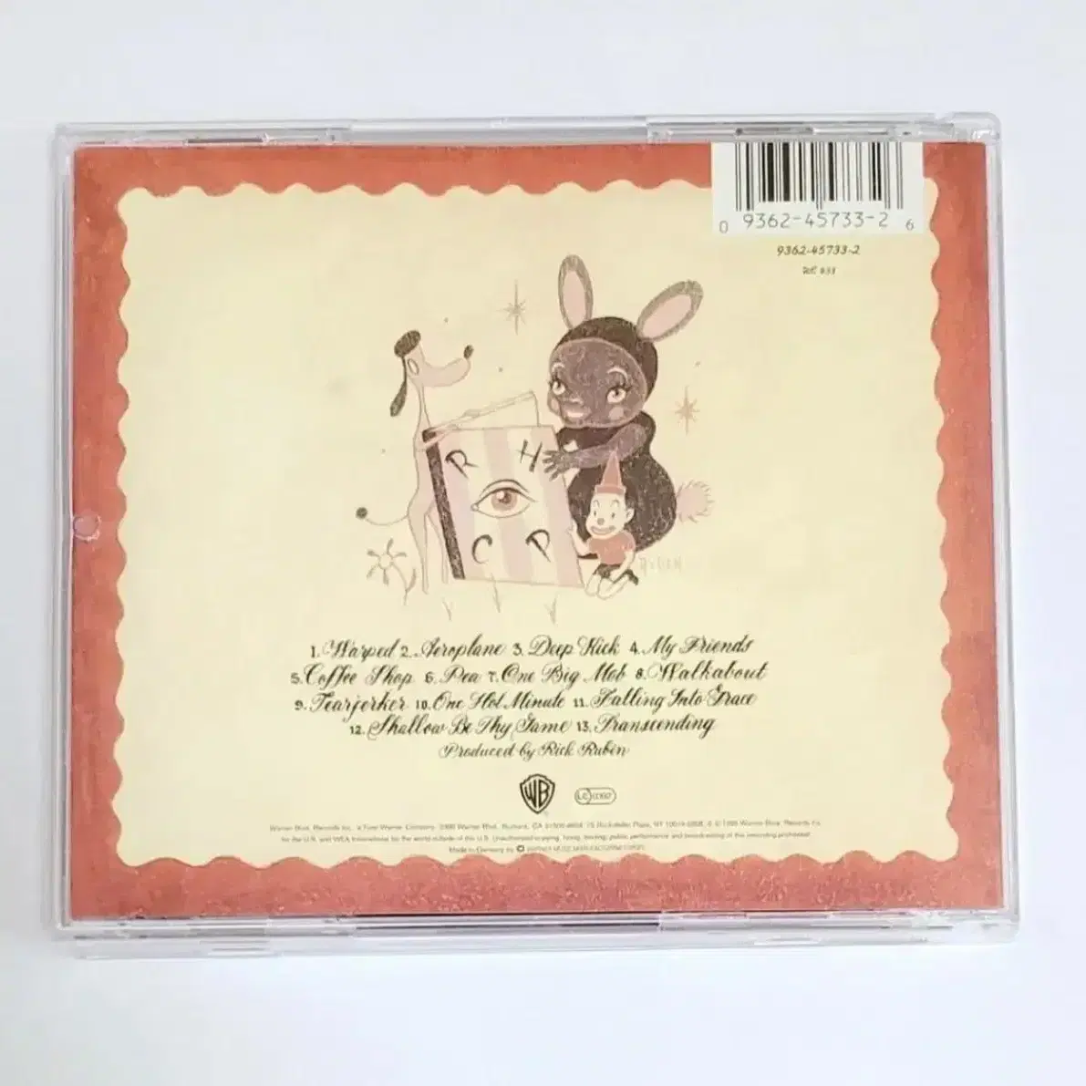 레드 핫 칠리 페퍼스 One Hot Minute 앨범 시디 CD