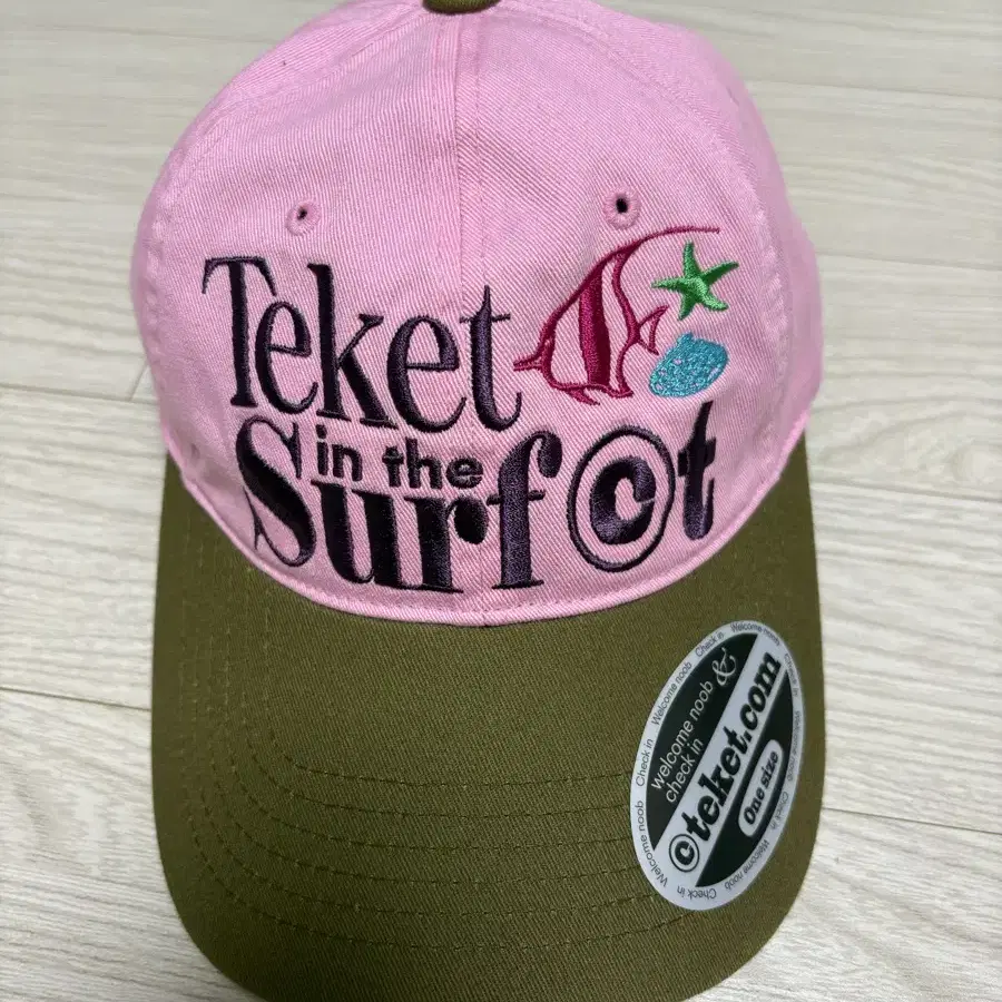 테켓 SURF CAP LIGHT PINK 캡 모자 핑크