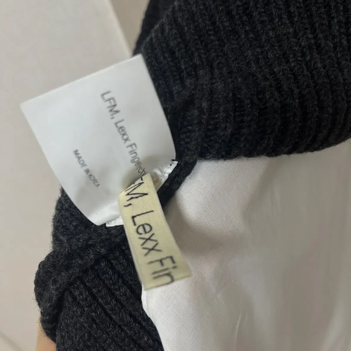 lfm Cashmere Neck Warmer 차콜  엘에프엠 넥워머