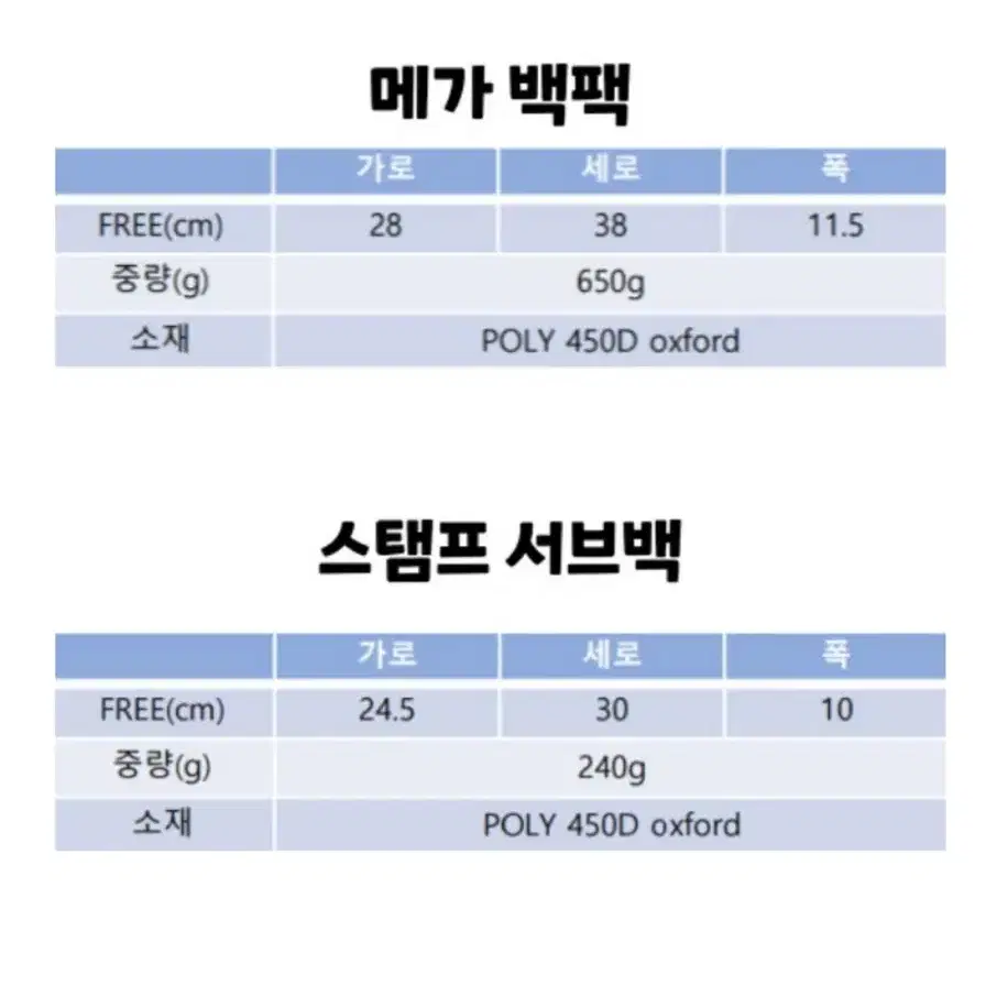 MLB 키즈 초등 책가방+보조가방 세트