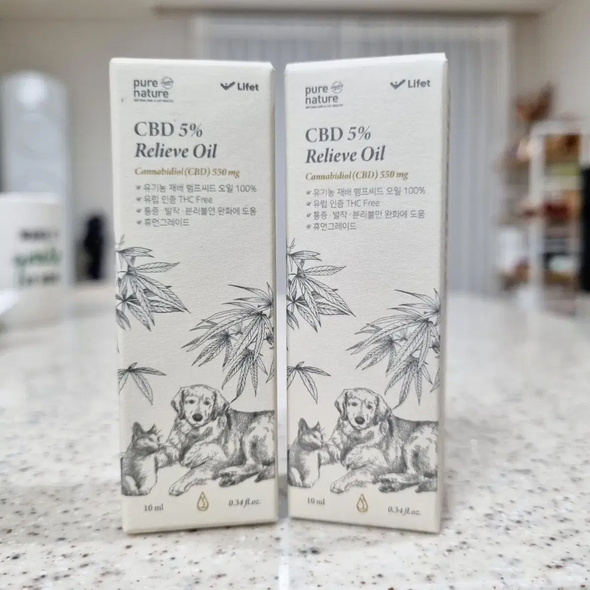 반려동물 5% 고함량 CBD 릴리브 오일