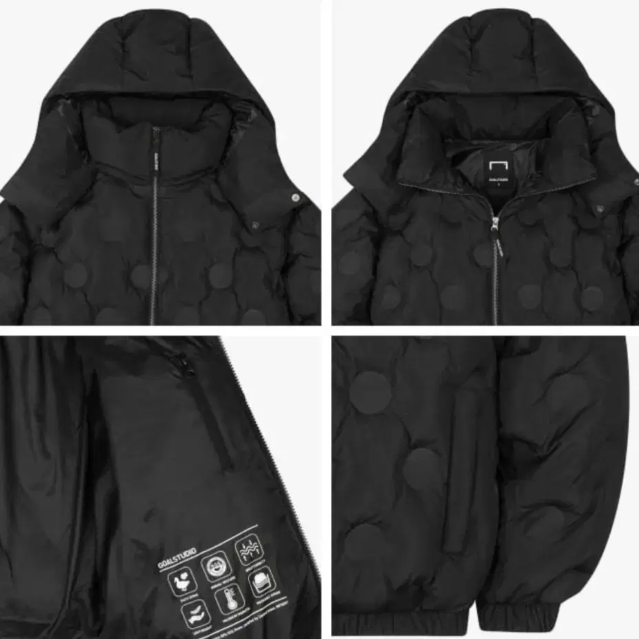 골스튜디오 CIRCLE EMBO RDS DOWN JACKET