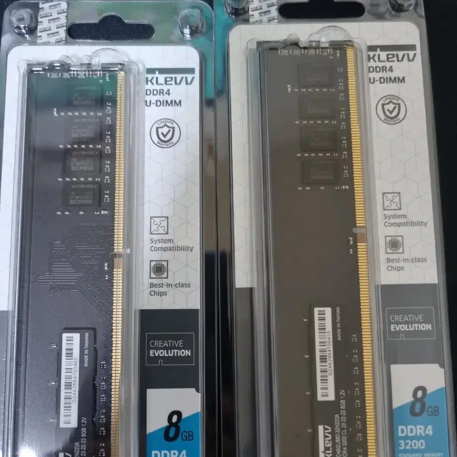 [신품] KLEVV DDR4-3200 8GB  x2 16gb