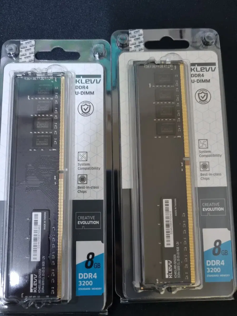 [NEW] KLEVV DDR4-3200 8GB x2 16gb