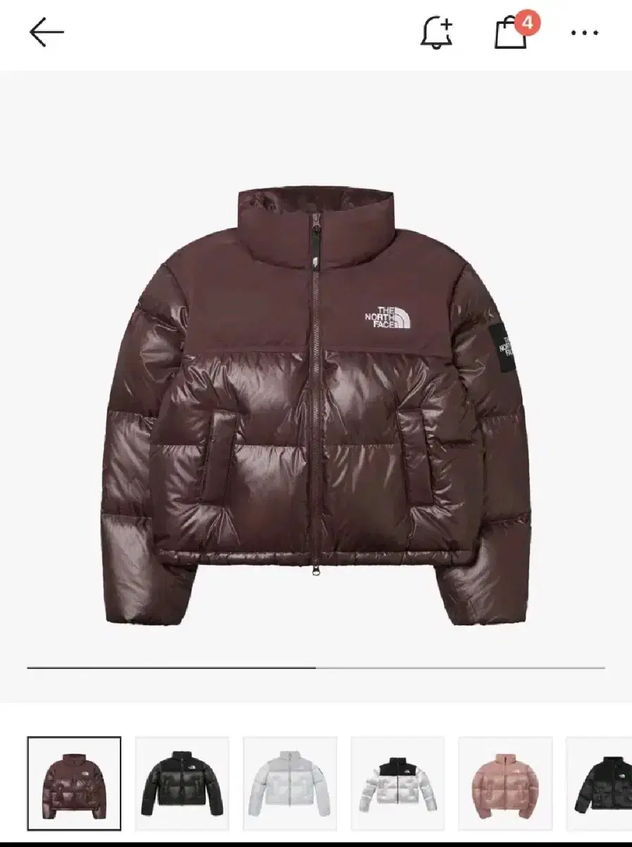 The North Face White Label Novelty Knopsie RDS Down Jacket Cocoa Size L