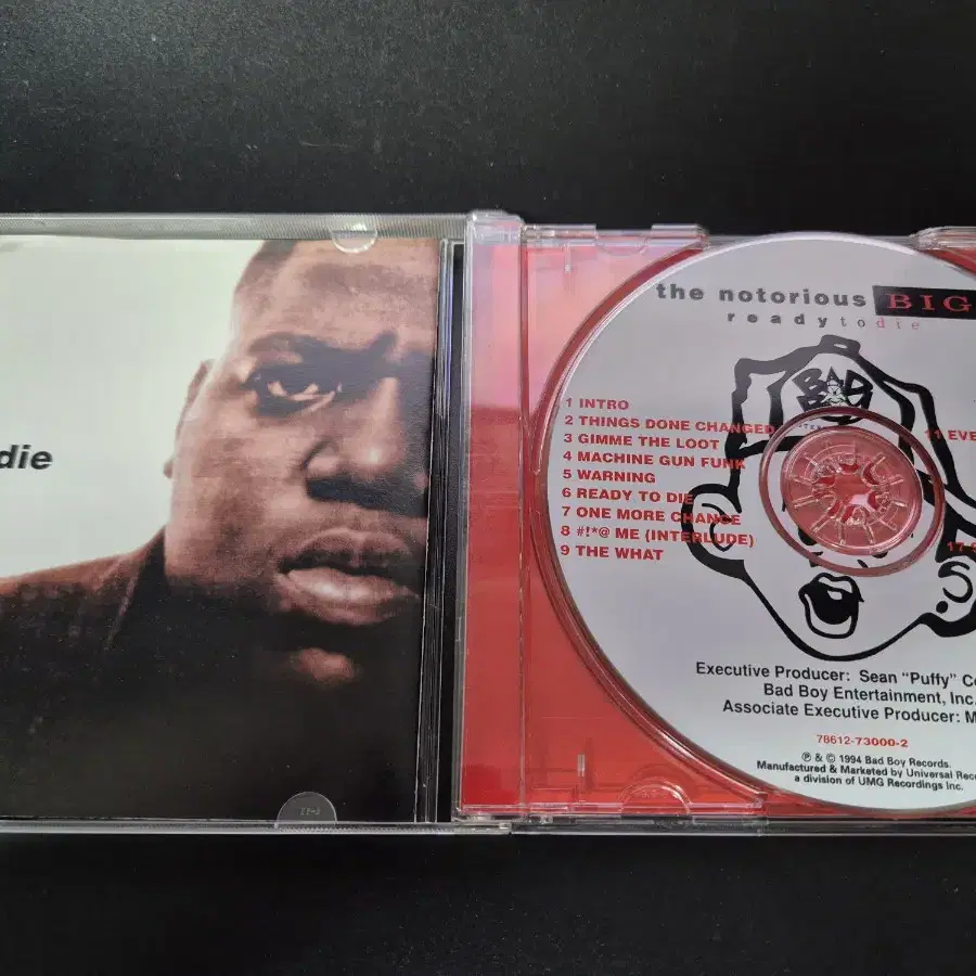 The notorious BIG ready to die CD