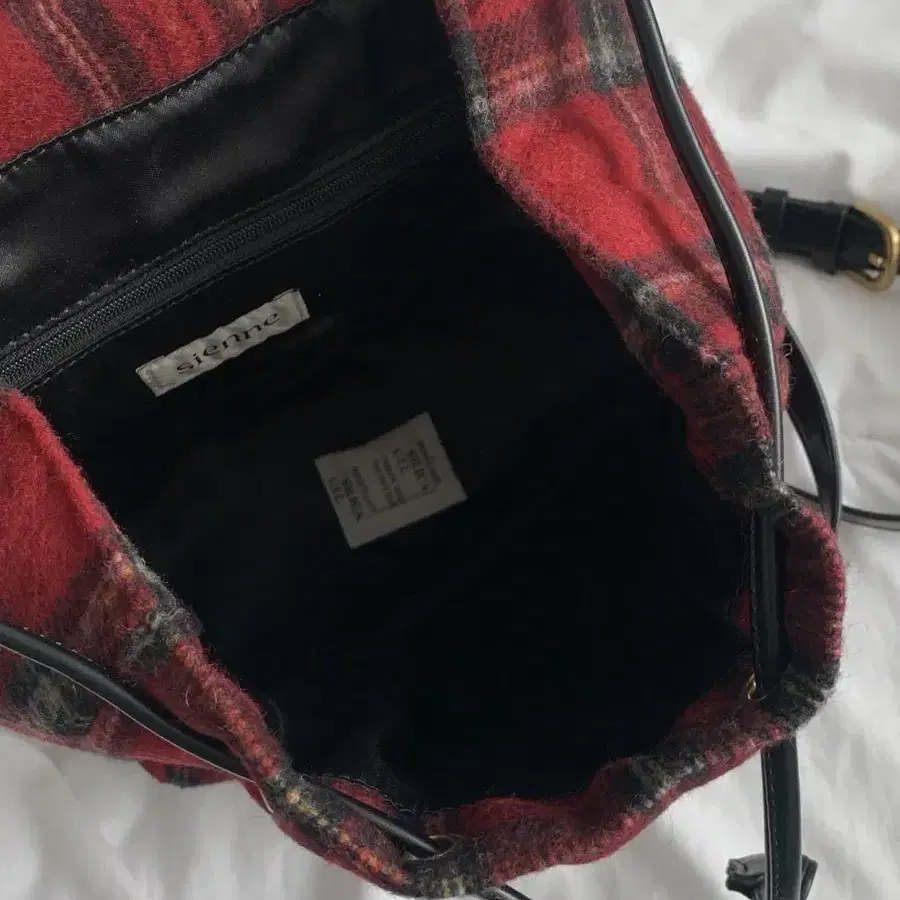 시엔느 타탄백 체크 백팩 nouvelle tatan bag