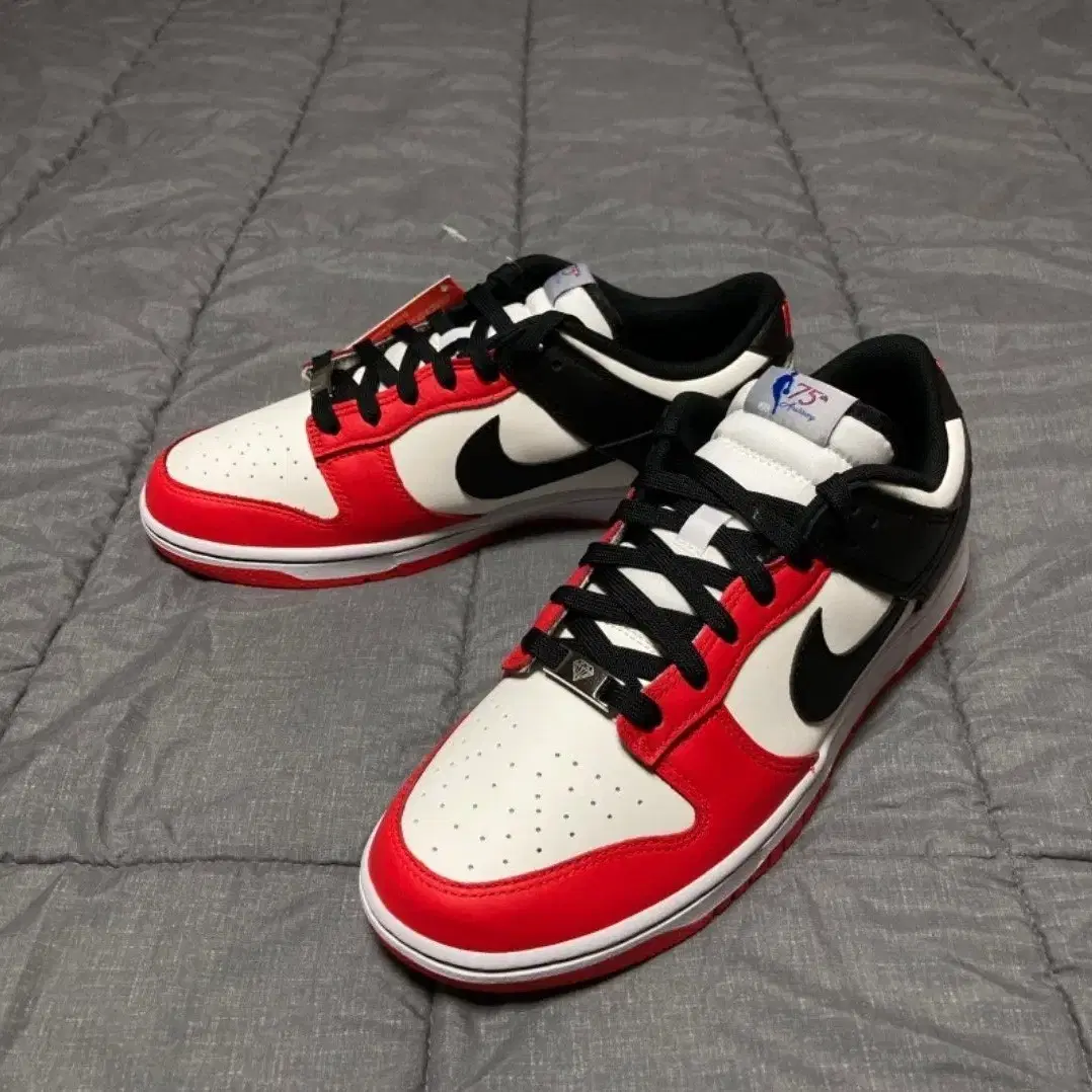 Nike x NBA Dunk Low Retro EMB Black,Red